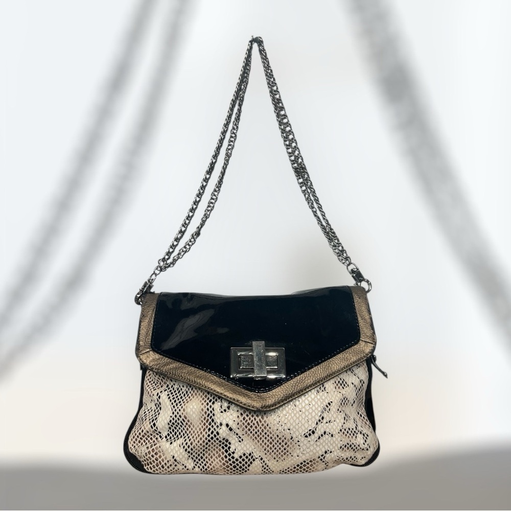 White House Black Market faux leather bag
